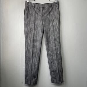 Express Columnist Ankle Trouser Size 8 Gray Dress Mid Rise Pants Office Career